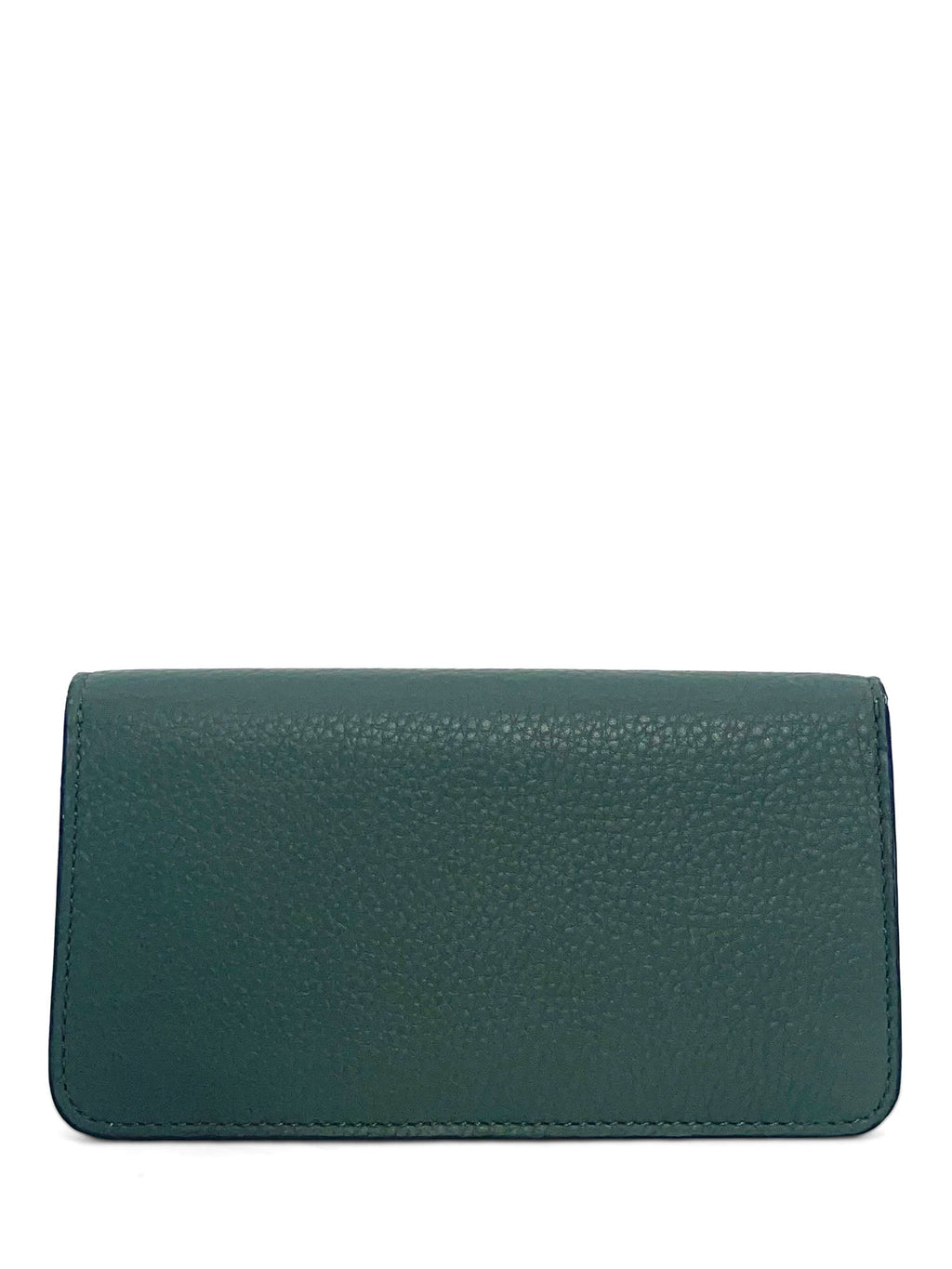 Burberry Logo Leather Bi-fold Wallet Hunter Green