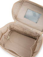 Burberry Logo Nova Check Canvas Globe Trotter Bag Beige