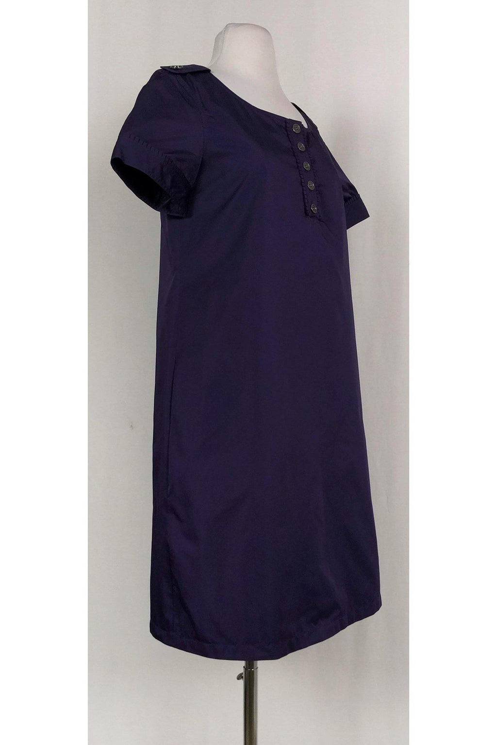 Burberry London - Plum Short Sleeve Shift Dress Sz 6
