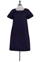 Burberry London - Plum Short Sleeve Shift Dress Sz 6