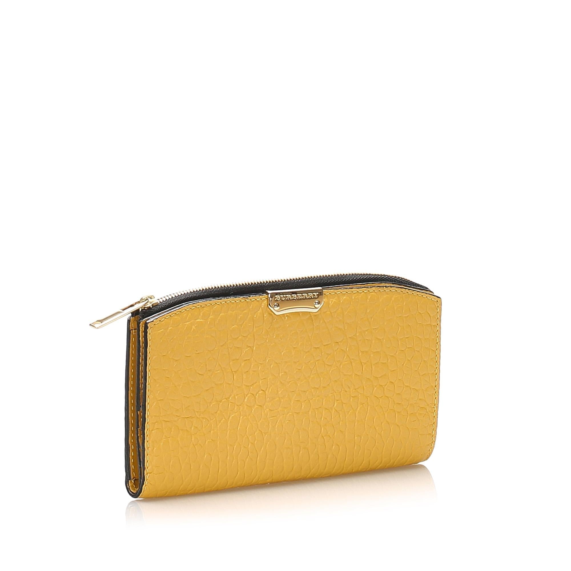 Burberry Madison Leather Long Wallet (SHG-15137)