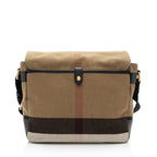 Burberry Mega Check Baildon Messenger Bag (SHF-VuxVRv)