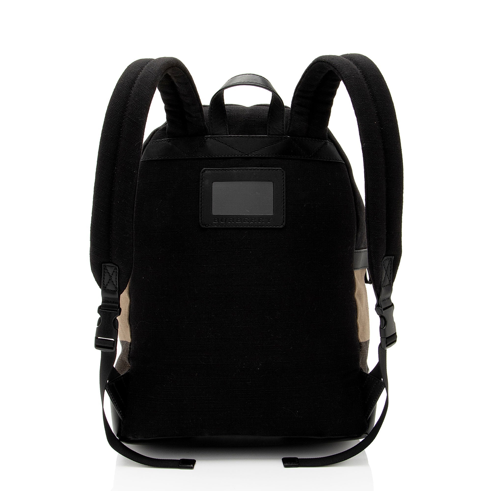 Burberry Mega Check Jute Backpack (SHF-265W01)