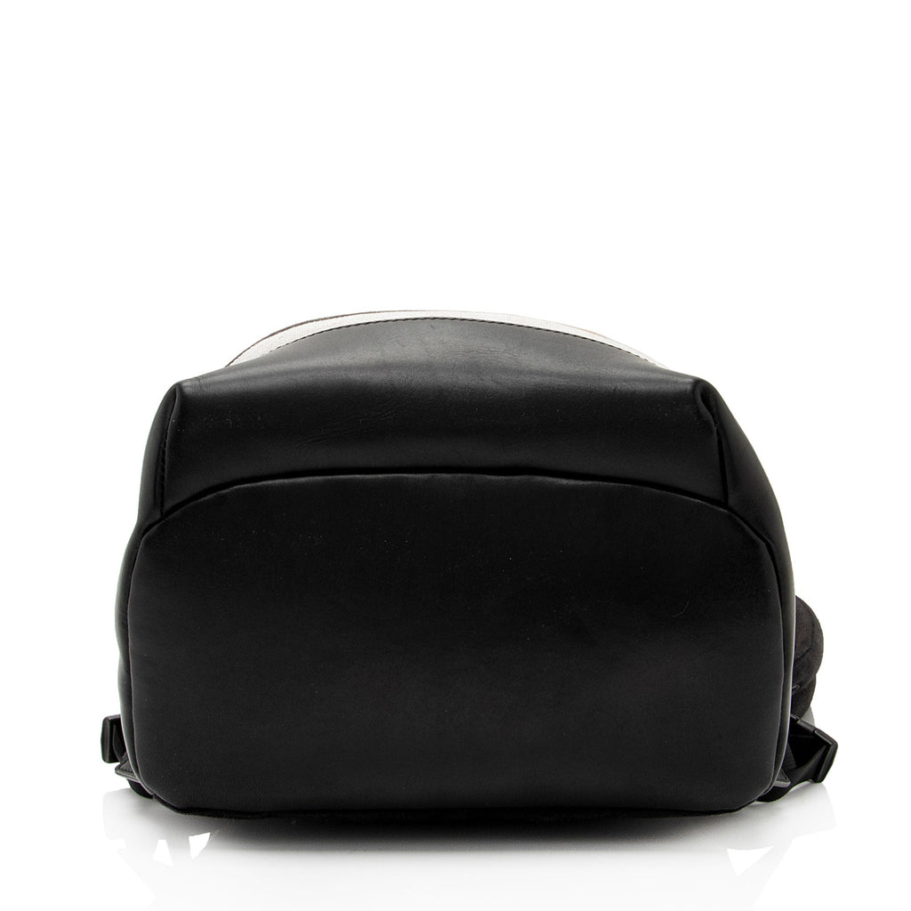 Burberry Mega Check Jute Backpack (SHF-265W01)