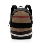 Burberry Mega Check Jute Backpack (SHF-265W01)