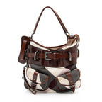 Burberry Mega Check Shoulder Bag (SHF-23563)