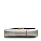 Burberry Metallic Grained Leather Abbott Small Crossbody Bag (SHF-23382)
