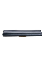Burberry - Navy Leather Long Wallet