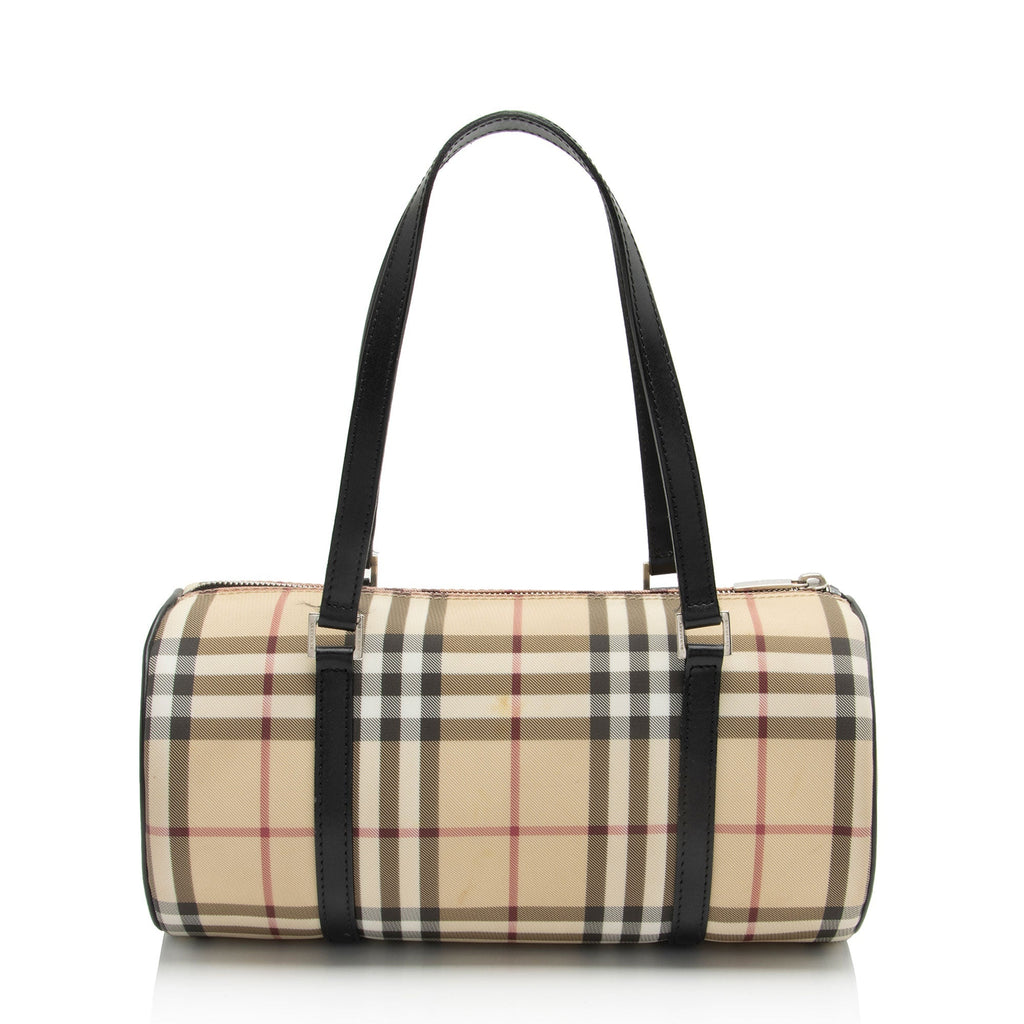 Burberry Nova Check Barrel Bag (SHF-VVhoqh)