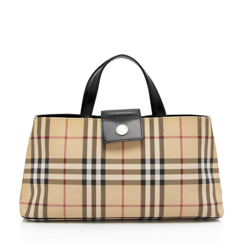 Burberry Nova Check E/W Top Handle (SHF-SILiZC)