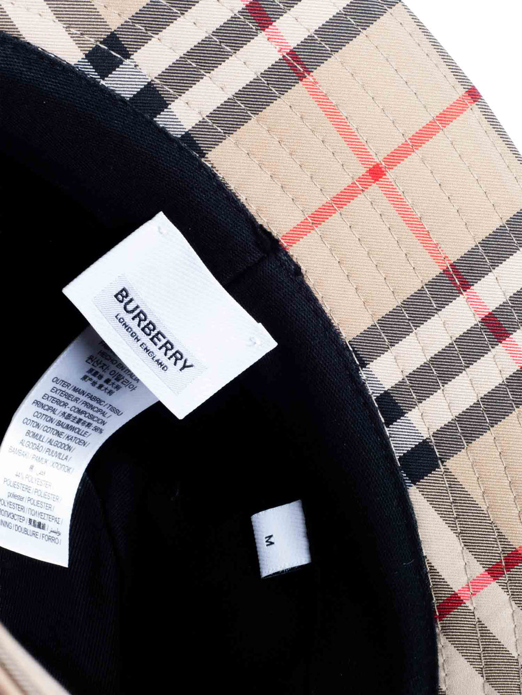 Burberry Nova Check Rain Bucket Hat Multicolor