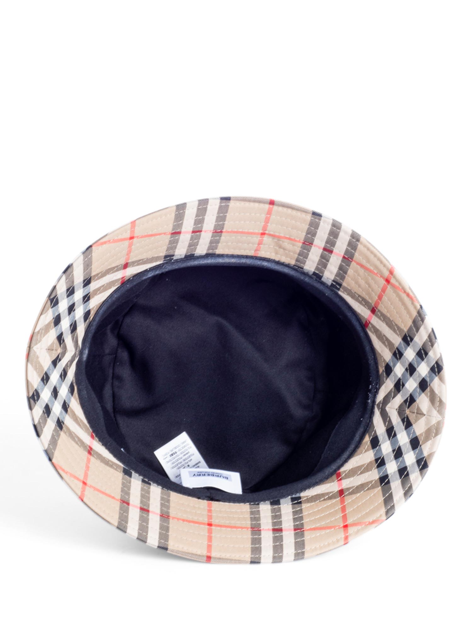 Burberry Nova Check Rain Bucket Hat Multicolor