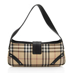 Burberry Nova Check Baguette Shoulder Bag (SHF-OeZL9i)