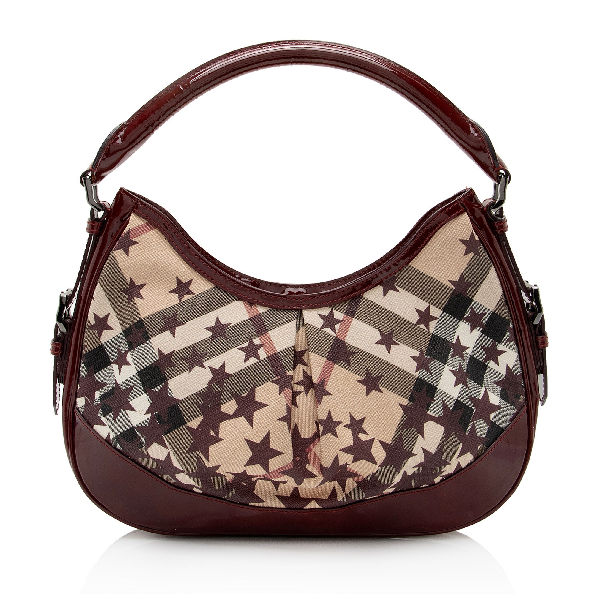 Burberry Nova Check Stars Small Hernville Hobo (SHF-6BOcX1)
