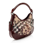 Burberry Nova Check Stars Small Hernville Hobo (SHF-6BOcX1)
