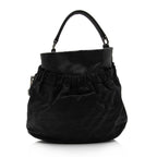 Burberry Nylon Check Large Hobo (SHF-o0QWiZ)