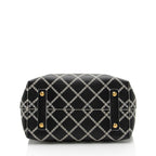 Burberry Perforated Leather Marais Belted Small Tote (SHF-FSQnP3)