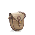 Burberry Plaid Canvas Crossbody Bag (SHG-22369)