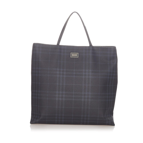 Burberry Plaid Tote Bag (SHG-21351)