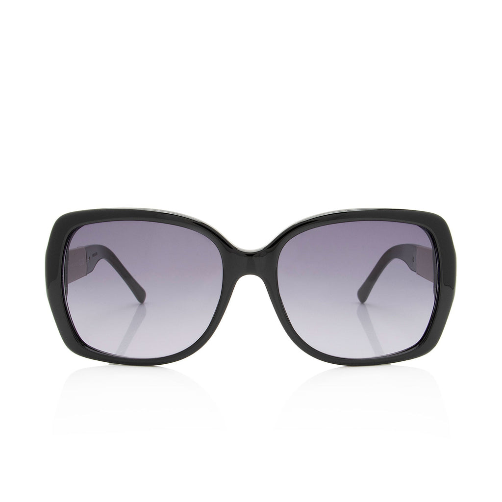 Burberry Polarized Check Square Sunglasses (SHF-E0YAVt)