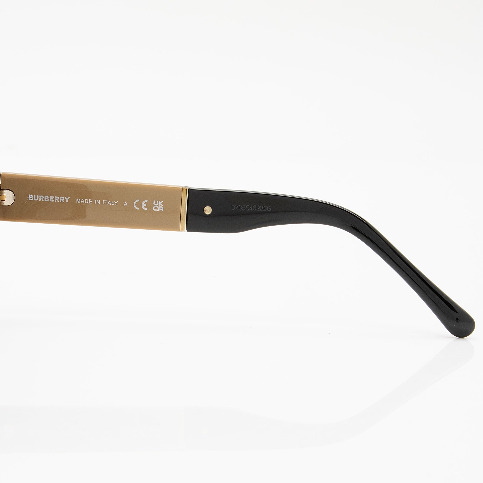 Burberry Polarized Check Square Sunglasses (SHF-E0YAVt)