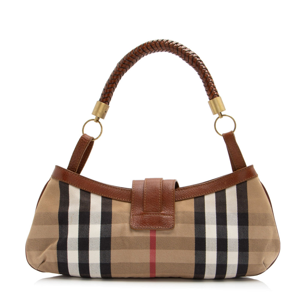 Burberry House Check Cinda Pocket Shoulder Bag (SHF-reuT4B)