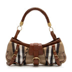 Burberry House Check Cinda Pocket Shoulder Bag (SHF-reuT4B)