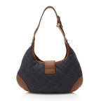 Burberry Quilted Denim Brooke Hobo (SHF-WPD1Mt)