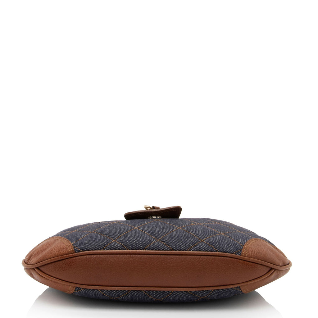 Burberry Quilted Denim Brooke Hobo (SHF-WPD1Mt)