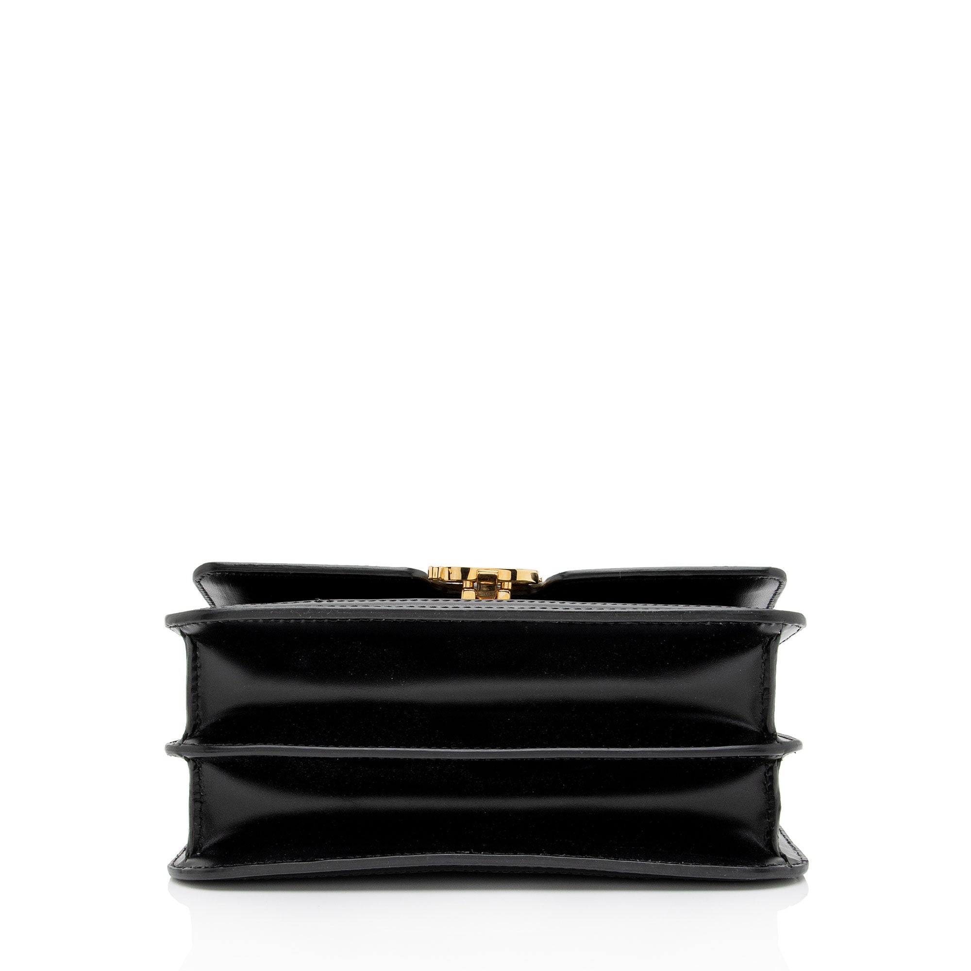 Burberry Quilted Lambskin TB Flap Chain Small Shoulder Bag (SHF-CKbjKv)