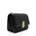 Burberry Quilted Lambskin TB Flap Chain Small Shoulder Bag (SHF-CKbjKv)