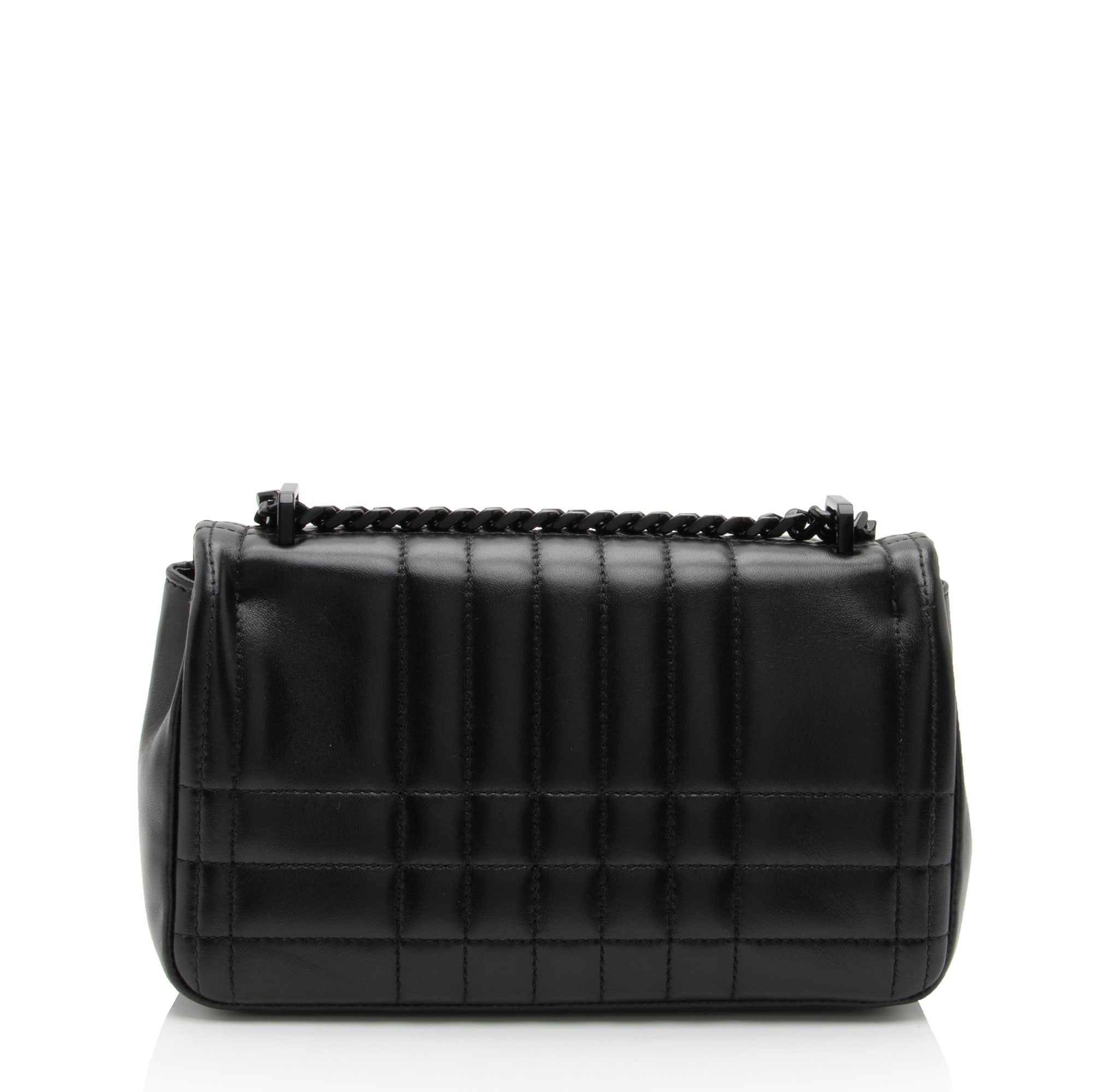 Burberry Quilted Lambskin TB Lola Chain Small Crossbody Bag (SHF-MfRHJB)