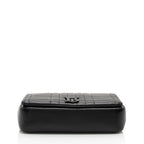 Burberry Quilted Lambskin TB Lola Chain Small Crossbody Bag (SHF-MfRHJB)