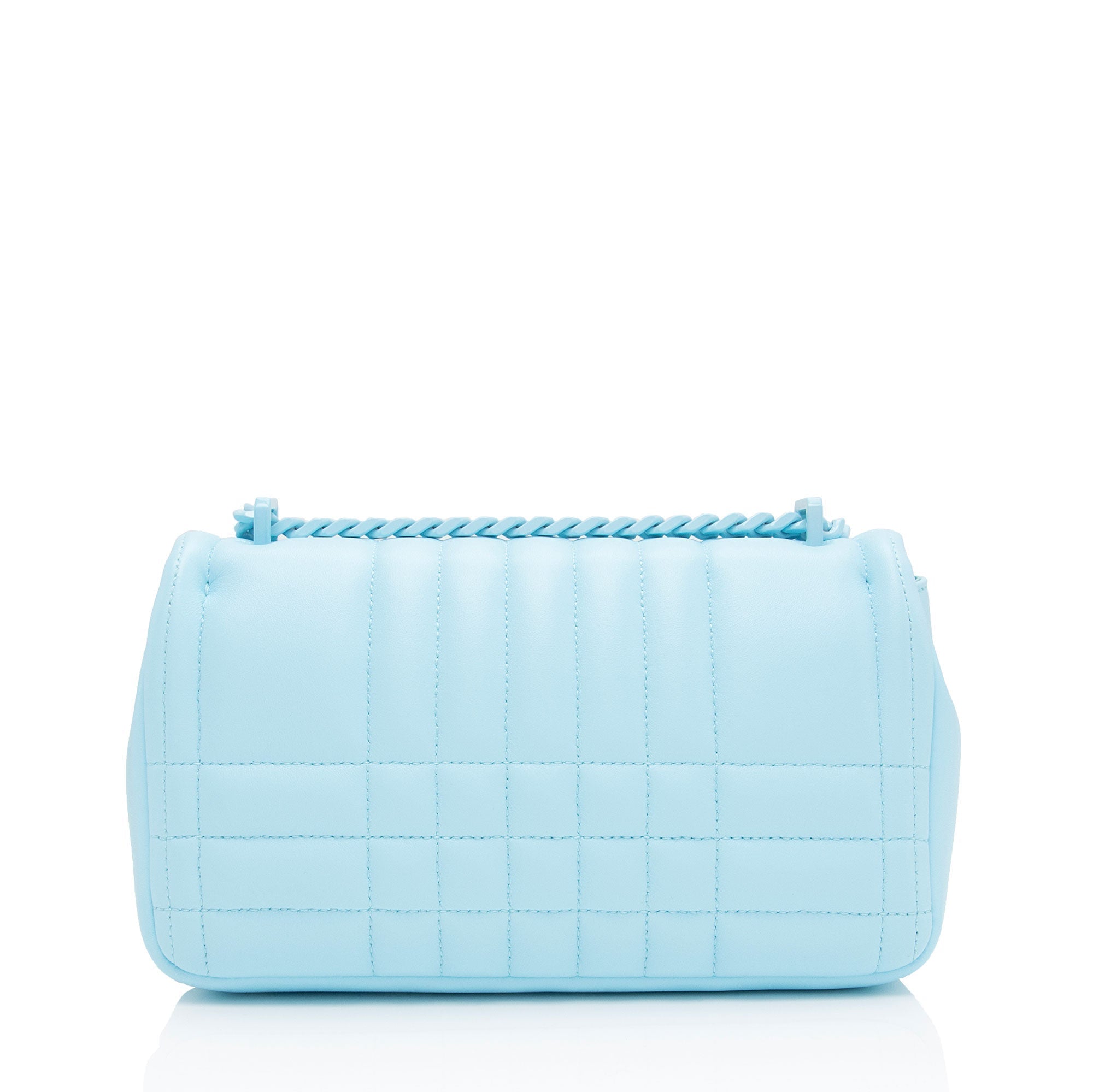 Burberry Quilted Lambskin TB Lola Chain Small Crossbody (SHF-3UeWo9)