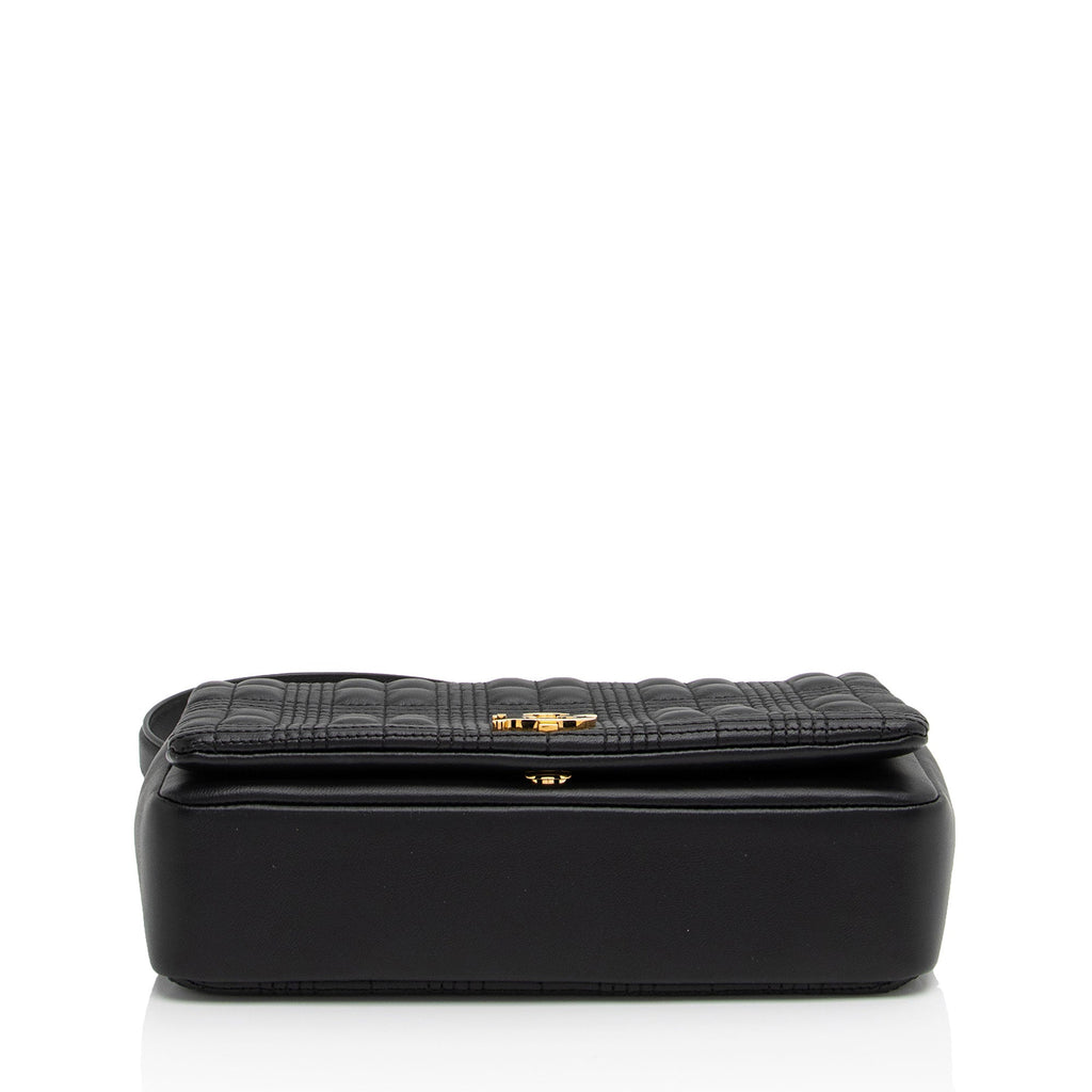 Burberry Quilted Lambskin TB Lola Chain Small Crossbody (SHF-64Zrqz)