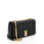 Burberry Quilted Lambskin TB Lola Chain Small Crossbody (SHF-64Zrqz)