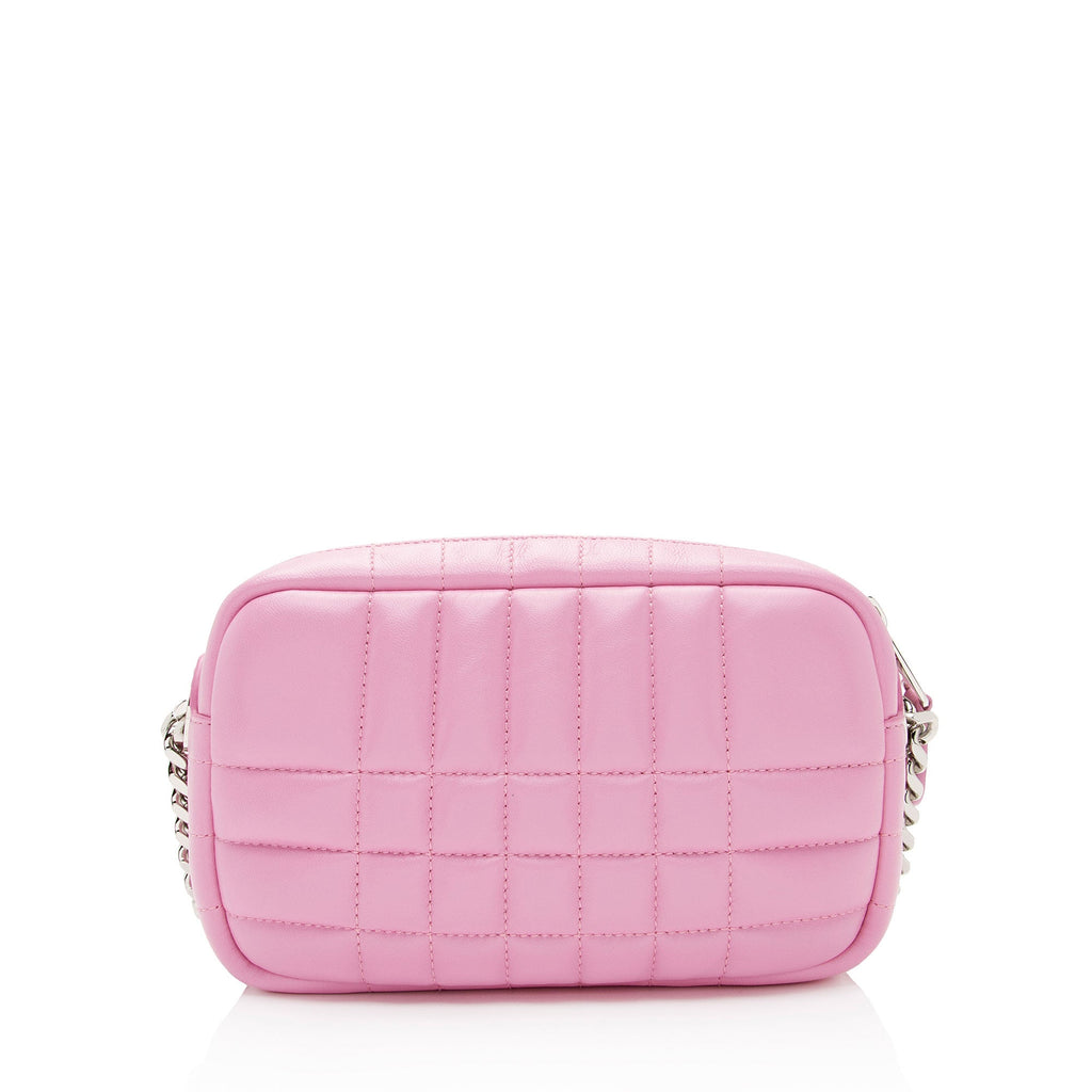 Burberry Quilted Lambskin TB Lola Mini Camera Bag (SHF-P8BD4P)