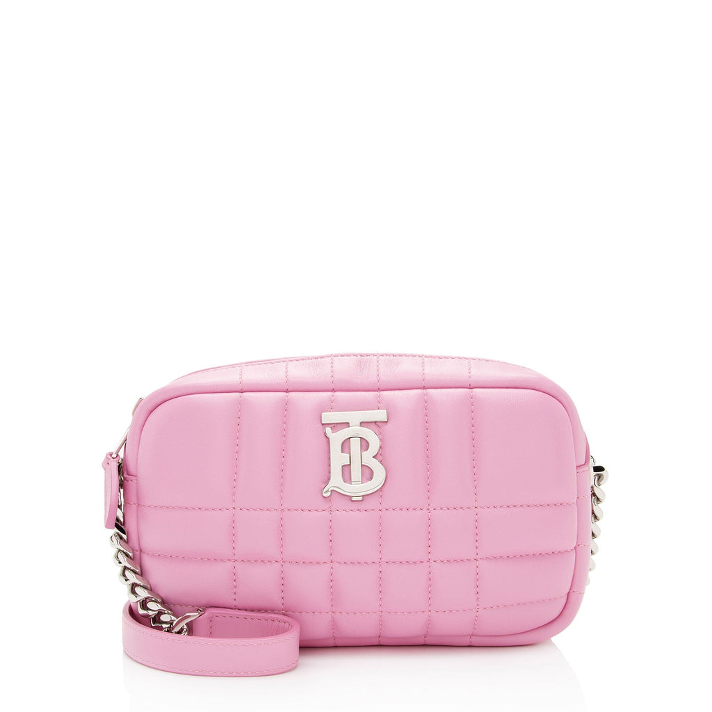 Burberry Quilted Lambskin TB Lola Mini Camera Bag (SHF-P8BD4P)