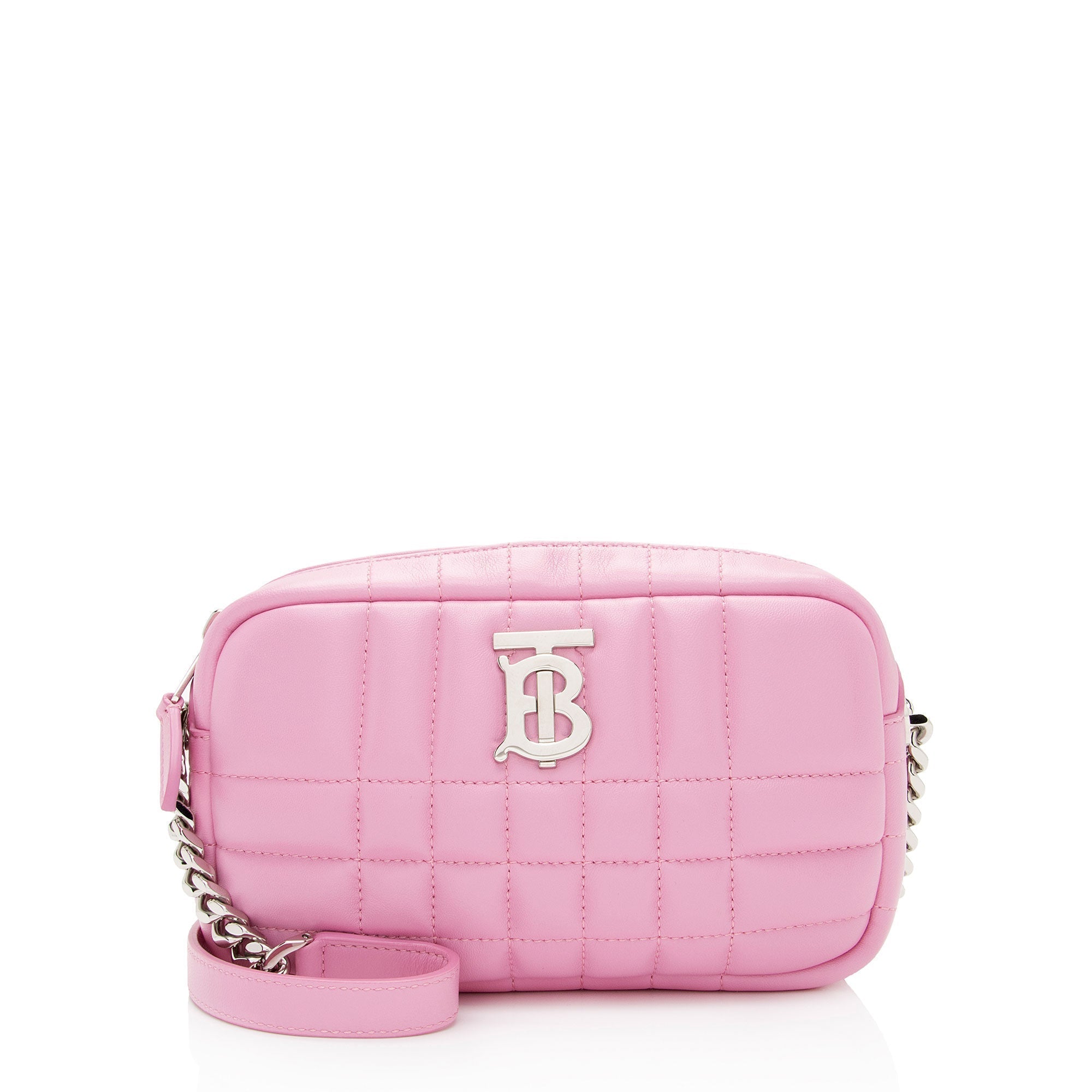 Burberry Quilted Lambskin TB Lola Mini Camera Bag (SHF-P8BD4P)