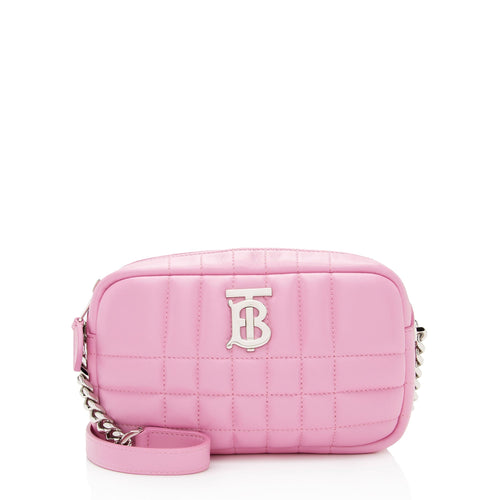 Burberry Quilted Lambskin TB Lola Mini Camera Bag (SHF-P8BD4P)