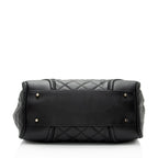 Burberry Quilted Leather Manor Satchel (SHF-XS6CjR)