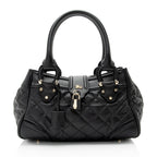 Burberry Quilted Leather Manor Satchel (SHF-XS6CjR)