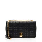 Burberry Quilted Leather TB Lola Chain Medium Shoulder Bag (SHF-JM6QGj)
