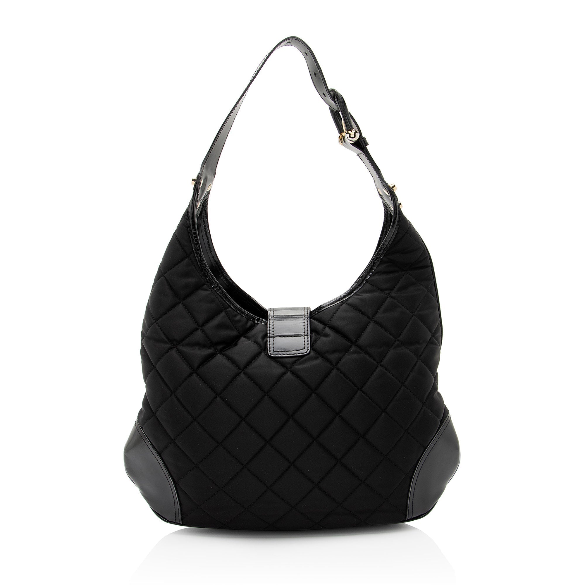 Burberry Quilted Nylon Brooke Hobo (SHF-BNs7Ro)