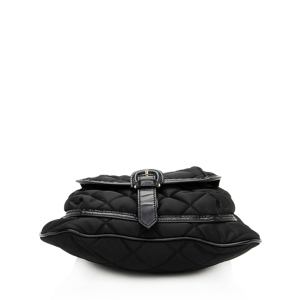 Burberry Quilted Nylon Crossbody Bag (SHF-19933)