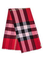 Burberry - Red Plaid Scarf