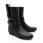 Burberry Rubber Buckle Rain Boots - Size 6 / 36 (SHF-MJ5nER)