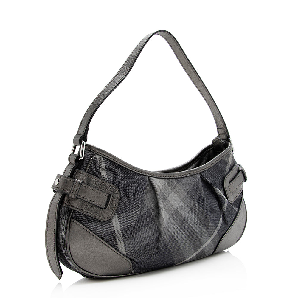 Burberry Shimmer Check Sling Shoulder Bag (SHF-20863)