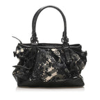 Burberry Smoke Check Canvas Satchel (SHG-11573)