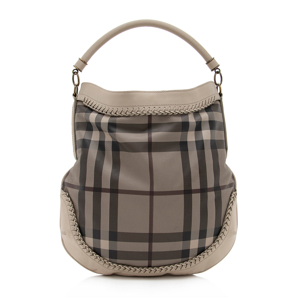Burberry Smoke Check Parade Hobo (SHF-17649)